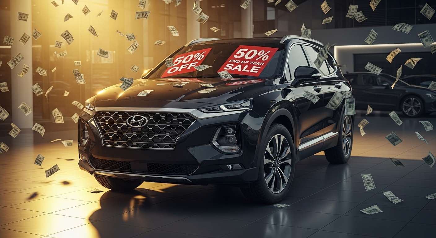Hyundai Santa Fe Giảm Giá Sốc 125 Triệu: Cơ Hội Vàng Sở Hữu SUV Cao Cấp Cuối Năm!