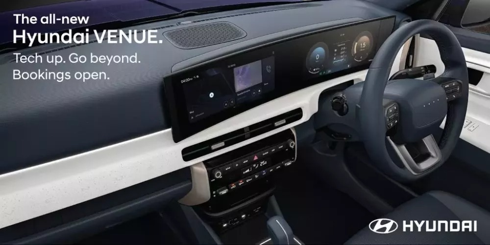 Hyundai Venue 2026 lộ diện: Màn hình cong kép 12.3 inch, ADAS Cấp 2 và dàn âm thanh Bose!