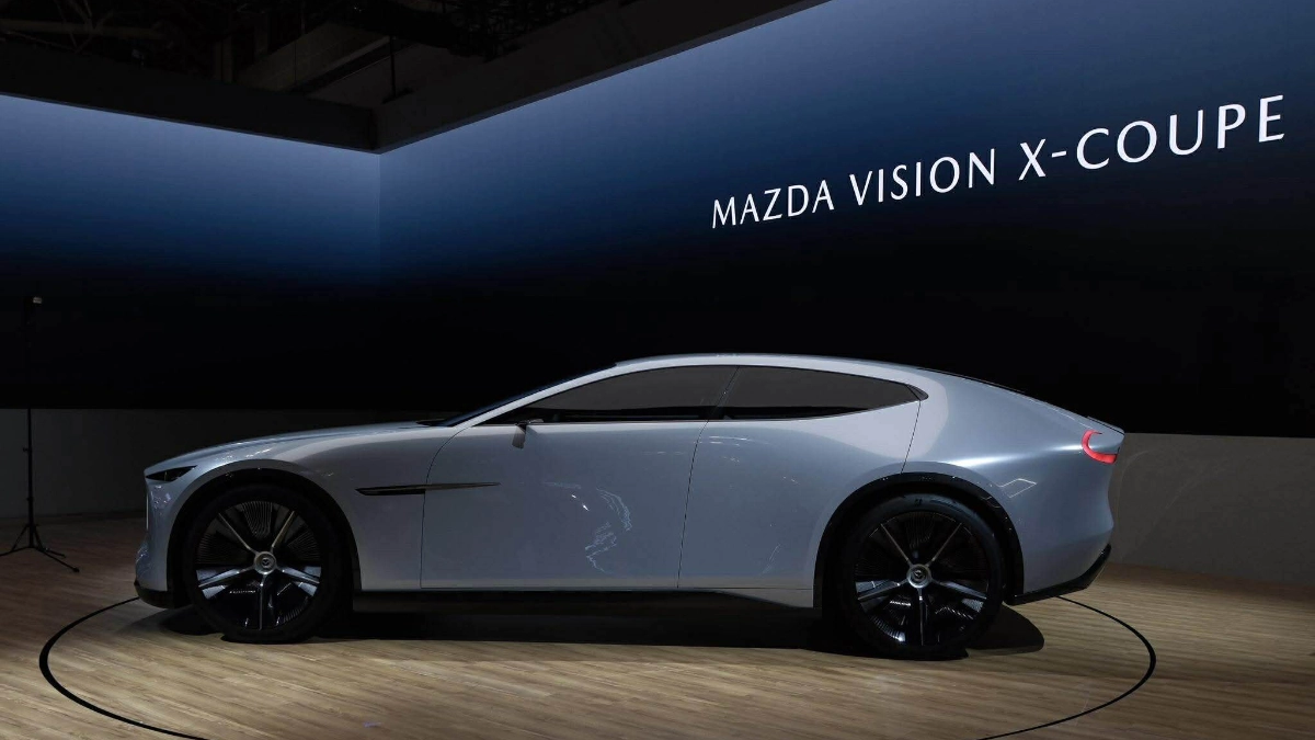 JMS 2025: Mazda quay trở lại với động cơ quay với mẫu concept Vision X-Coupe