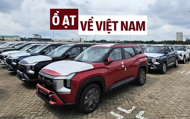 Lô Mitsubishi Destinator đầu tiên cập cảng Việt Nam: Ít nhất 2 bản với  ngoại hình